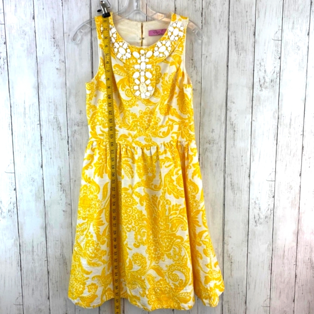 Gorgeous Eliza J Beaded Sleeveless Midi Dress 6